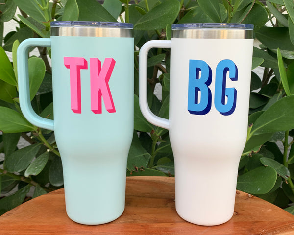 Personalized Stainless Steel Tumbler with Straw and Handle | Bridal Party  Tumblers | 40oz Mug | Huge Water Bottle Gift MAARS
