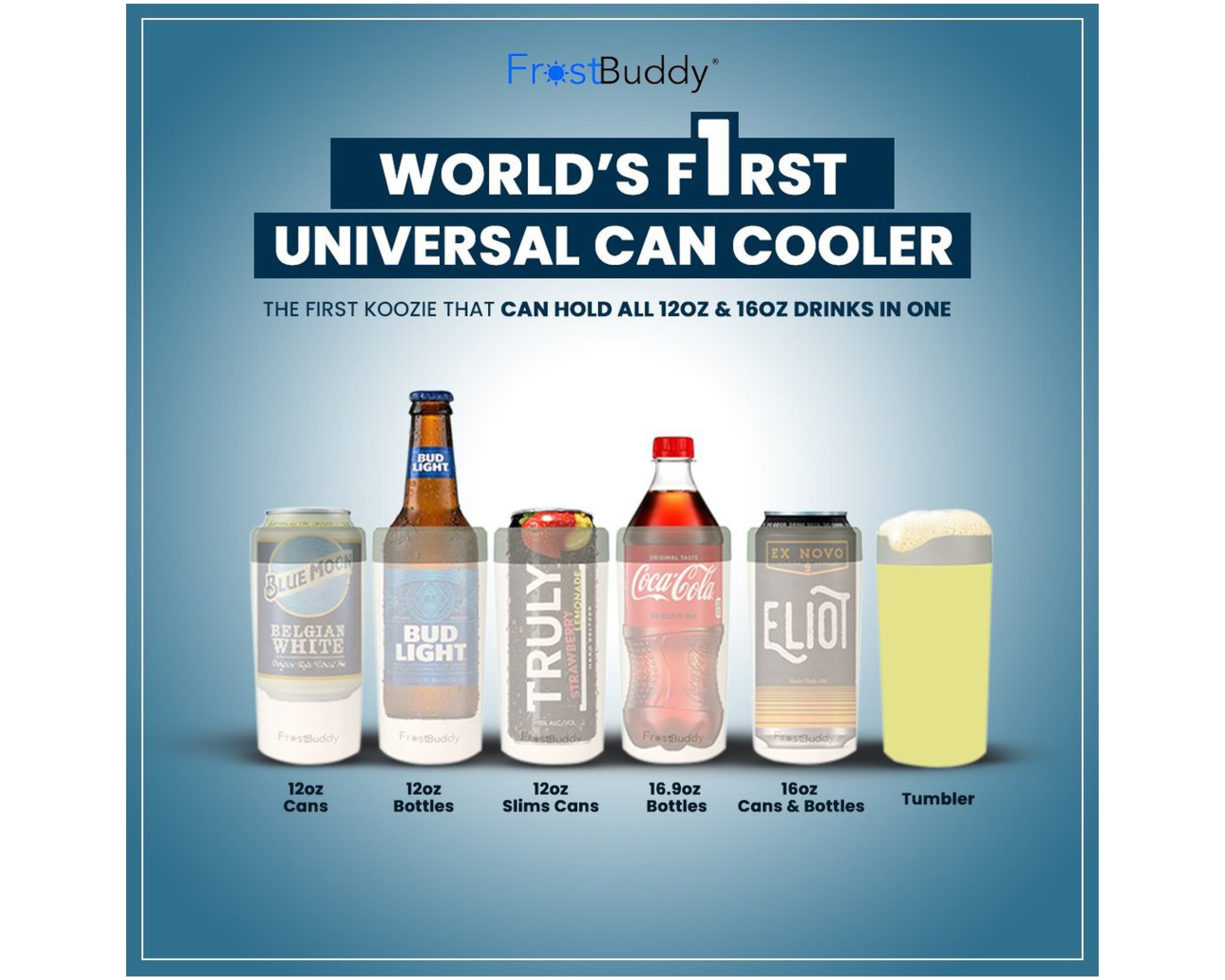 Custom Frost Buddy Universal Can Cooler