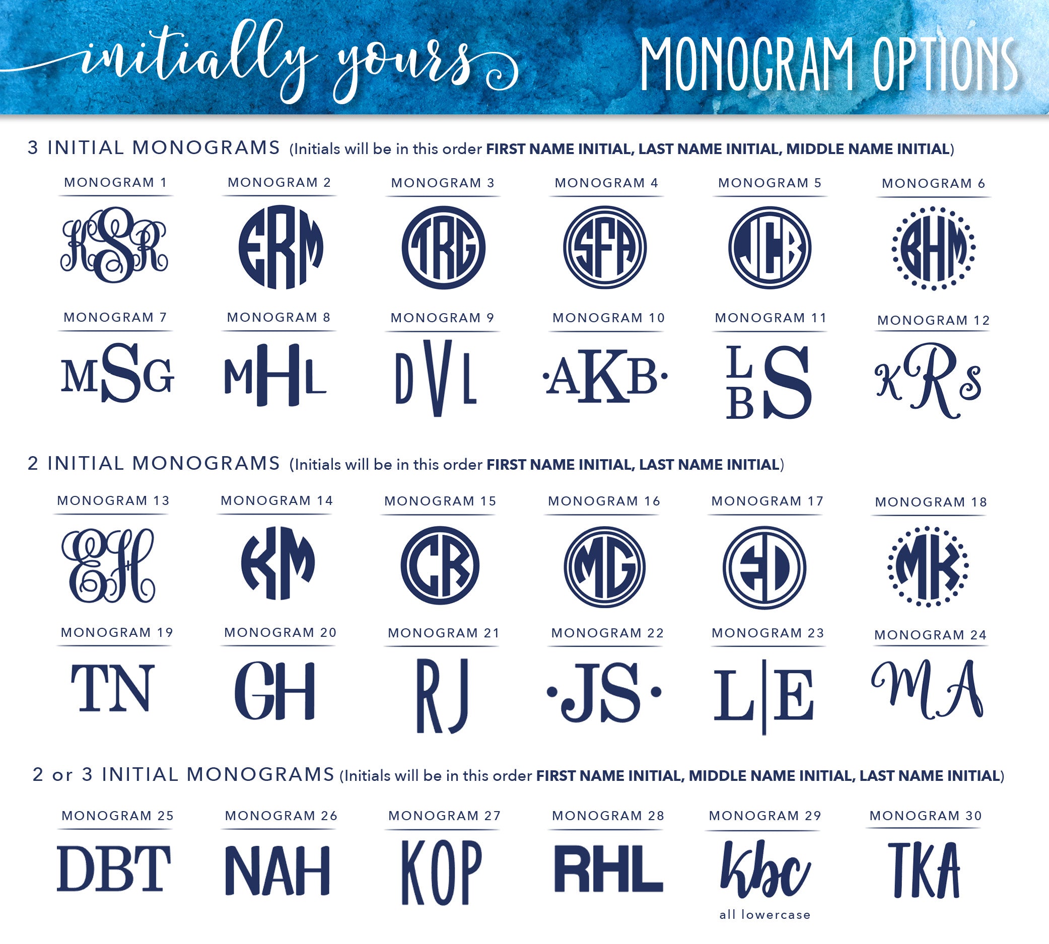 Personalized Name or Monogram Vinyl Decal Kids Bottle