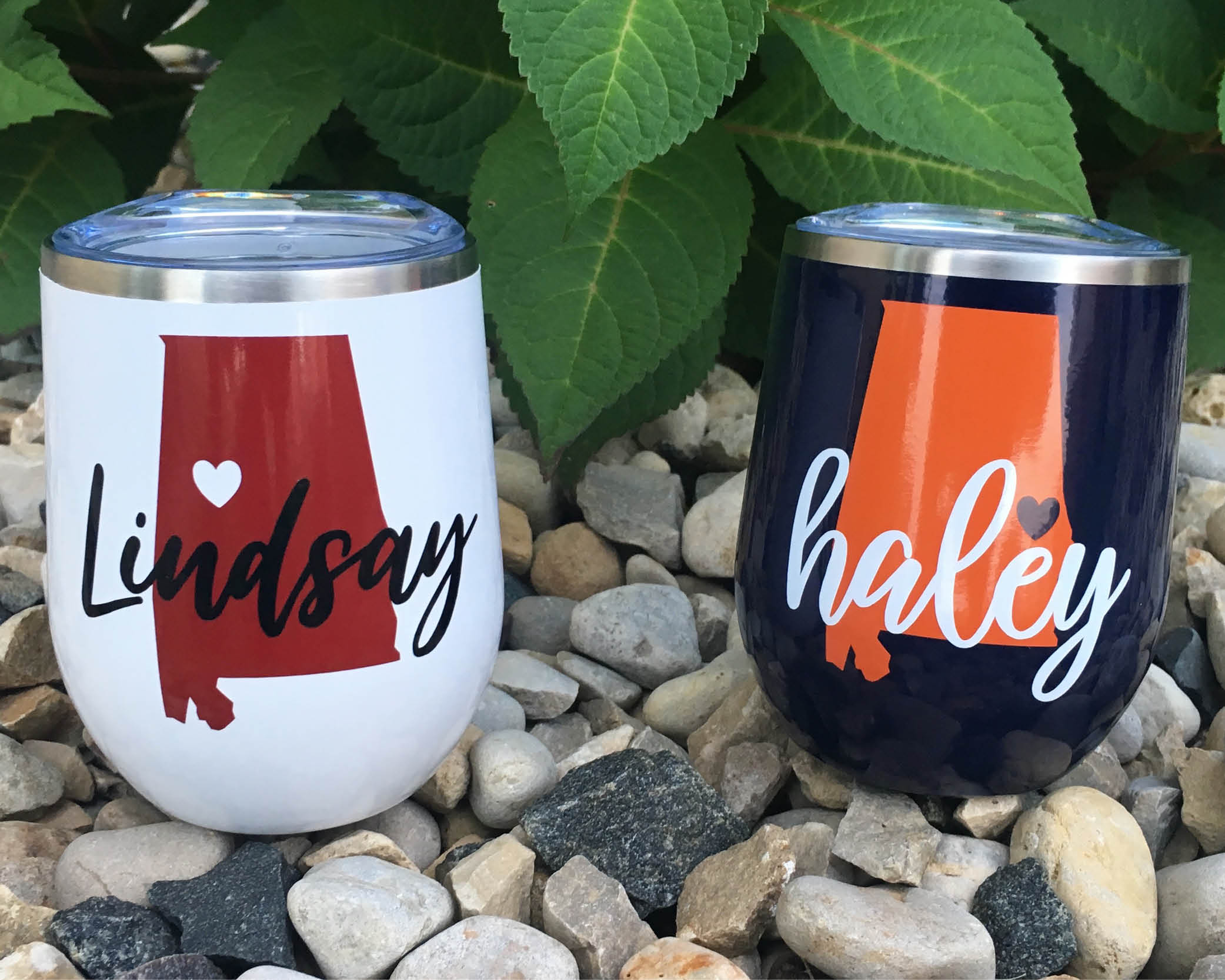 Personalized State Tailgate Stainless Wine Cup