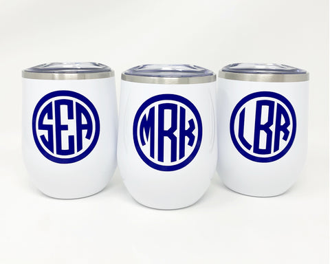 Monogrammed Frost Buddy Universal Can Cooler