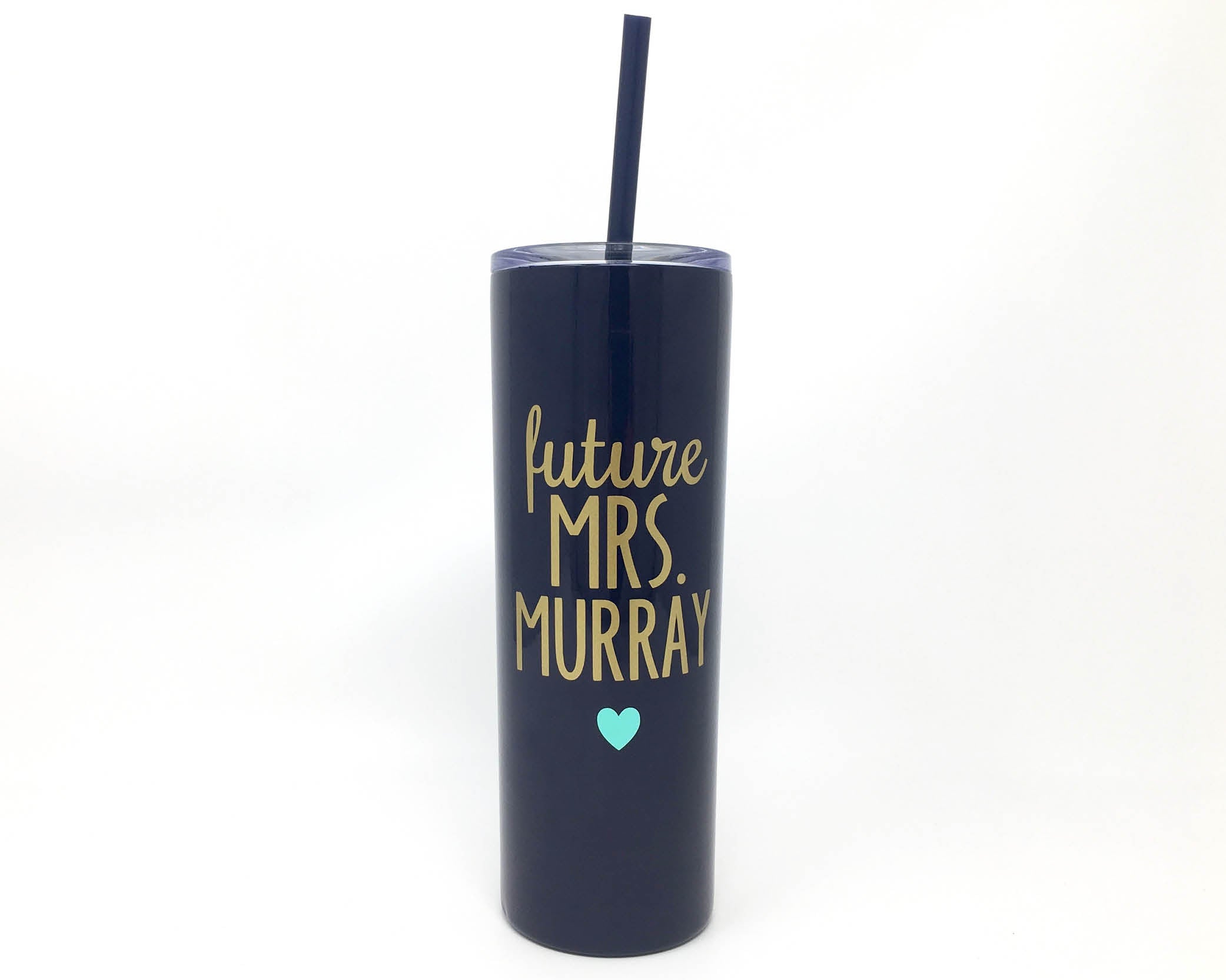 personalized engagement gift future mrs stainless tumbler cup