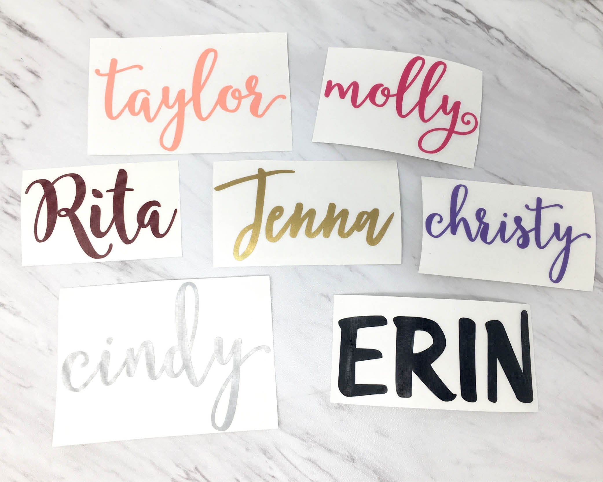 Personalized Name Vinyl Decal